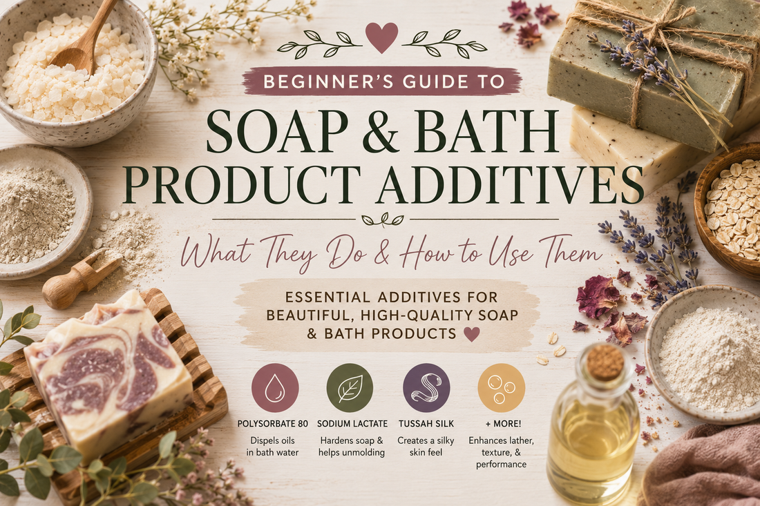 Beginner's Guide to Soap & Bath Product Additives: What They Do & How to Use Them