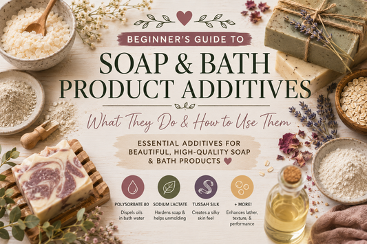 Beginner's Guide to Soap & Bath Product Additives: What They Do & How to Use Them