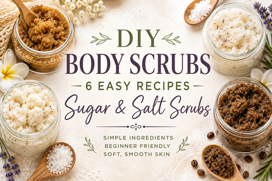 DIY Body Scrubs: 6 Easy Sugar & Salt Scrub Recipes